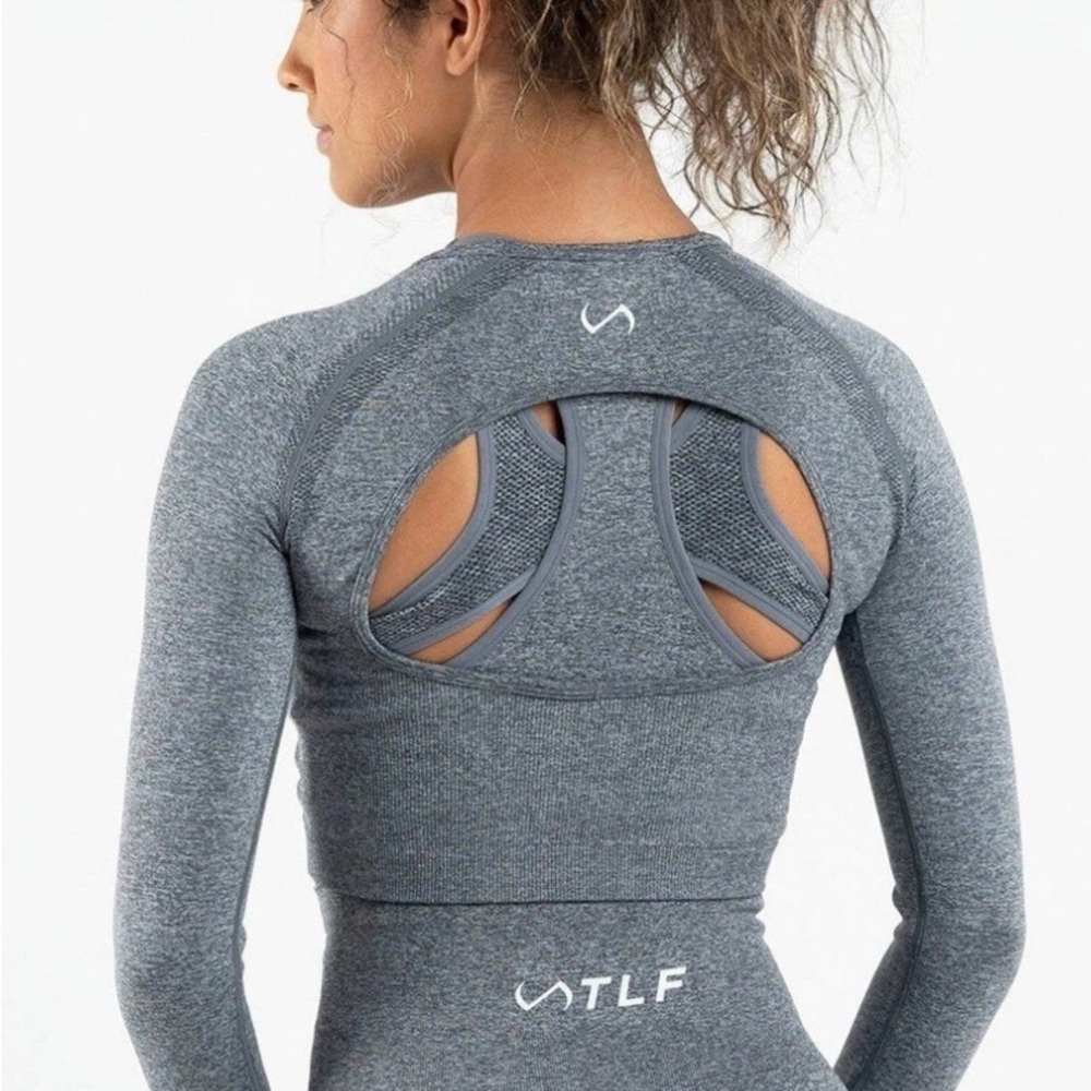 TLF Women's Gray Long Sleeve Top